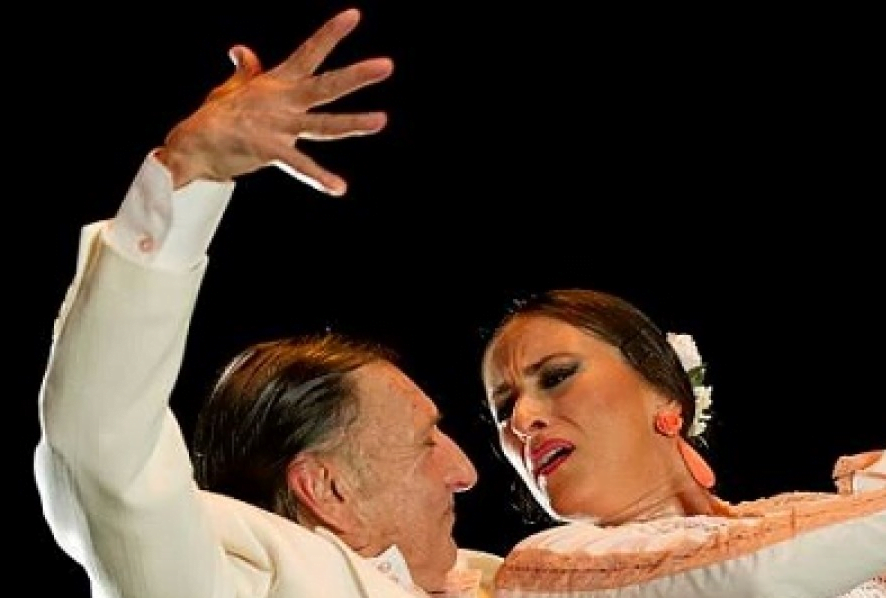 "El Carrete" in one of the performances of ALL FLAMENCO. 