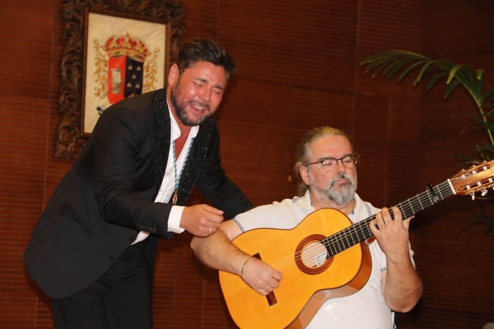 Miguel Poveda con Juan Ramón Caro