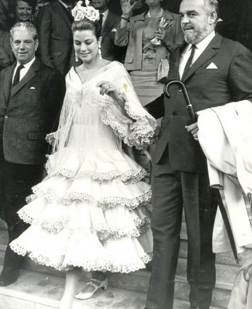 Grace Kelly vestida de Lina en 1966