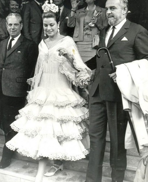 Grace Kelly dressed as Lina in 1966