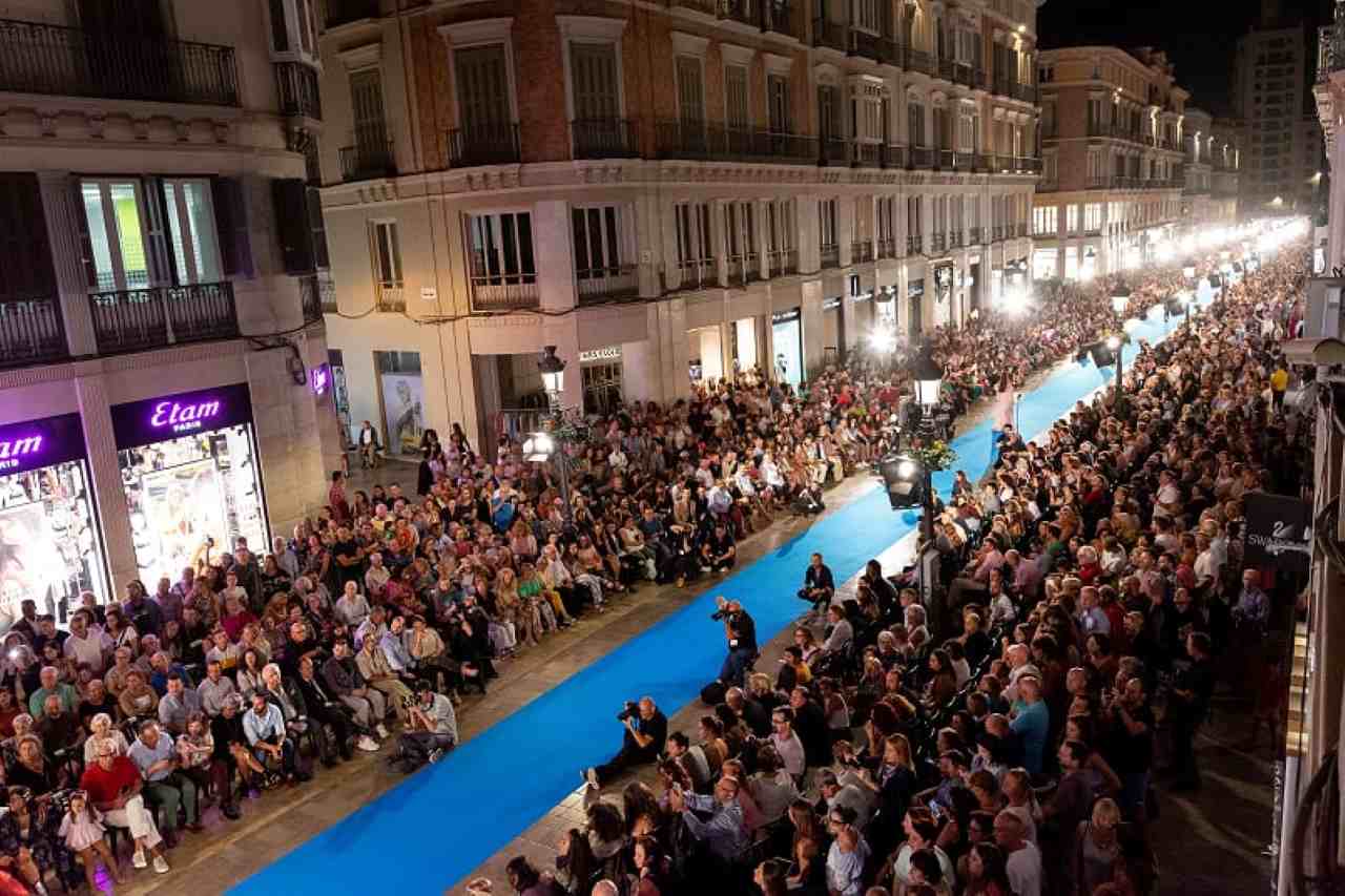 Pasarela Larios en el centro de Málaga