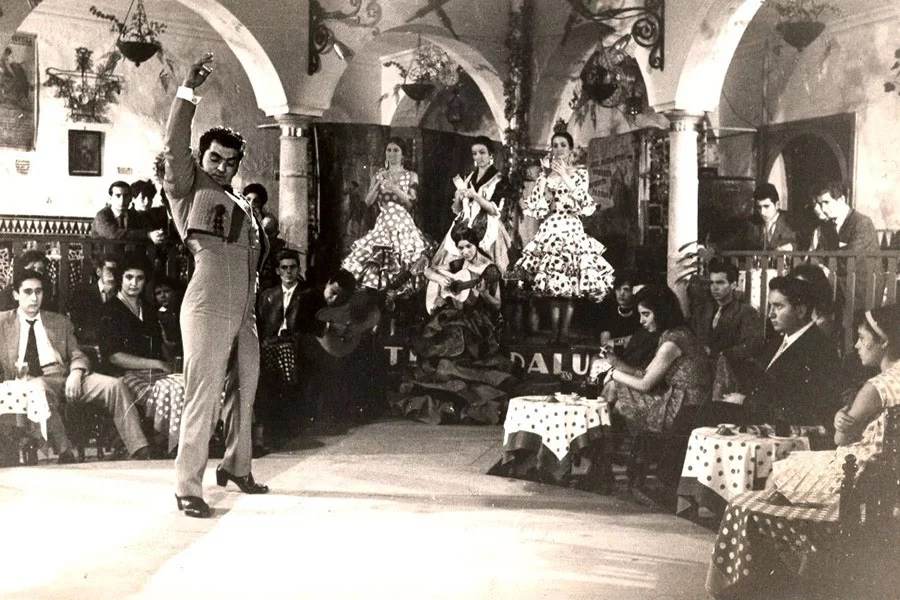 Farruco at the tablao El Patio, in Seville.